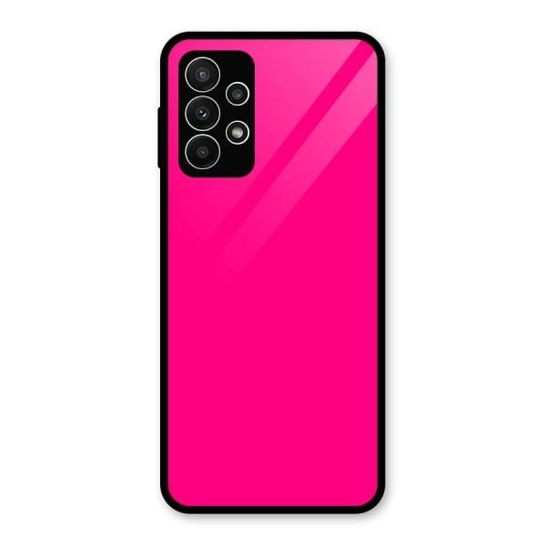 Hot Pink Glass Back Case for Galaxy A23