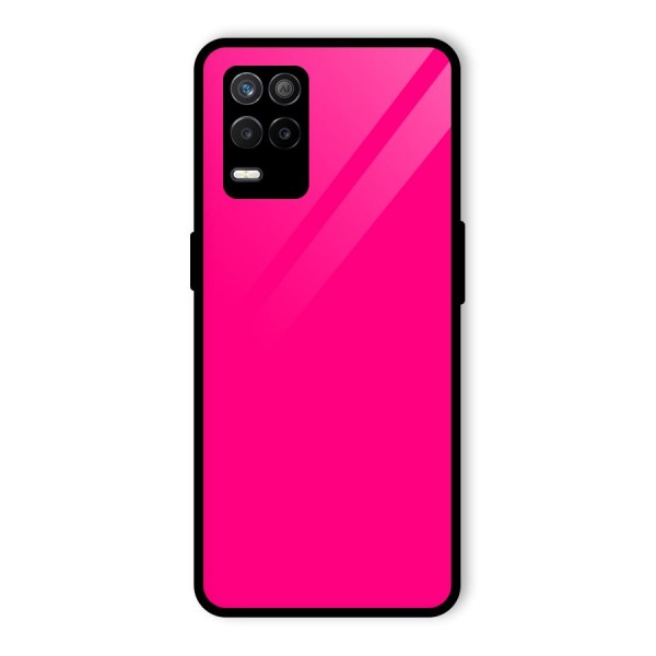 Hot Pink Glass Back Case for Realme 9 5G