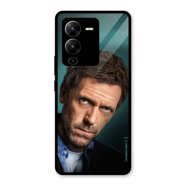 House MD Glass Back Case for Vivo V25 Pro