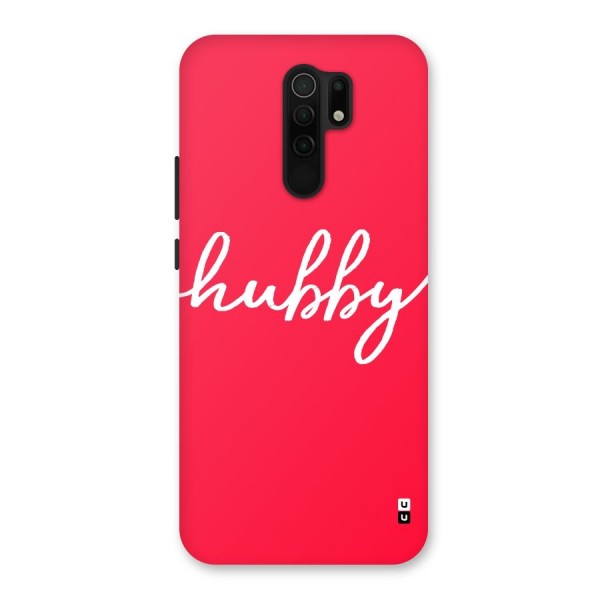 Hubby Back Case for Redmi 9 Prime