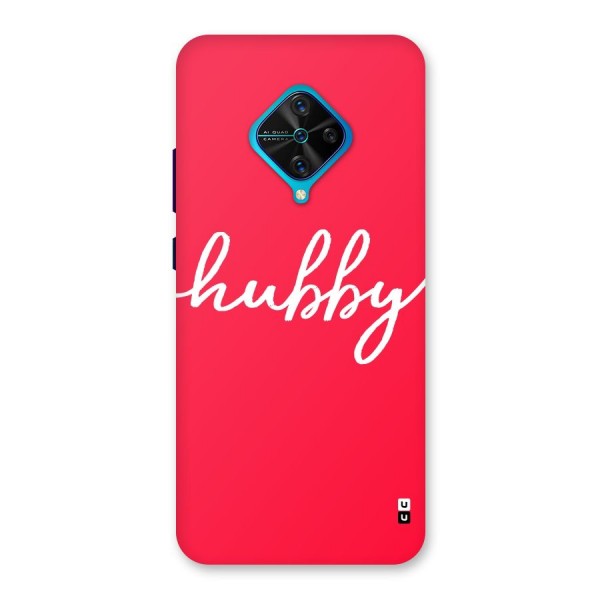 Hubby Back Case for Vivo S1 Pro