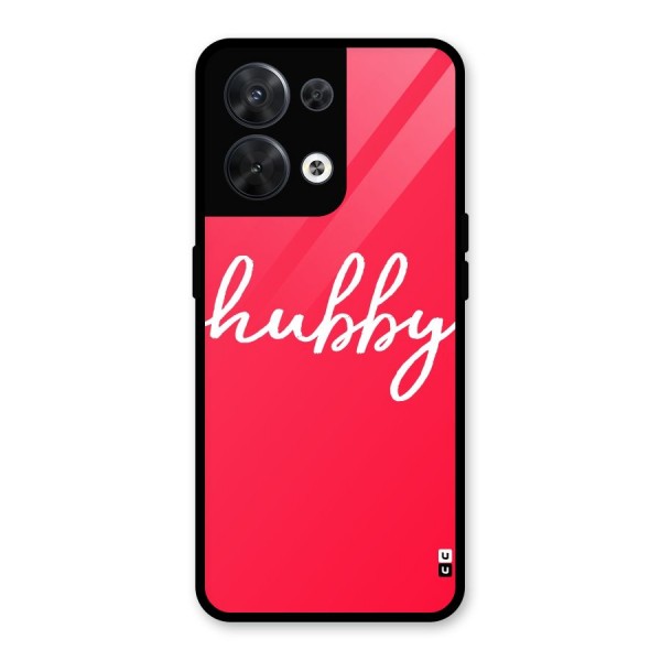 Hubby Glass Back Case for Oppo Reno8 5G