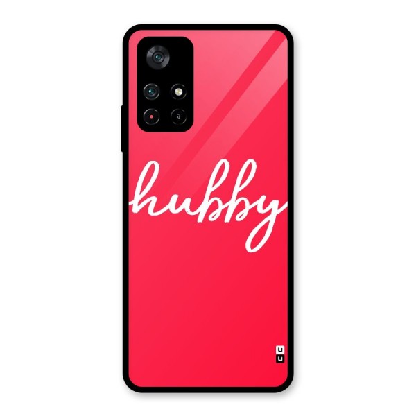 Hubby Glass Back Case for Poco M4 Pro 5G