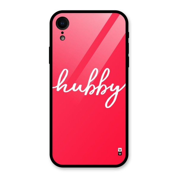 Hubby Glass Back Case for XR