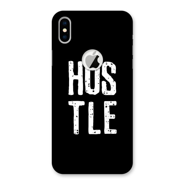 Hustle Back Case for iPhone XS Logo Cut