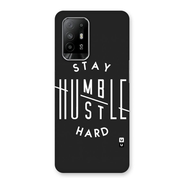 Hustle Hard Back Case for Oppo F19 Pro Plus 5G