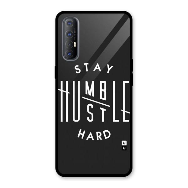 Hustle Hard Glass Back Case for Oppo Reno3 Pro