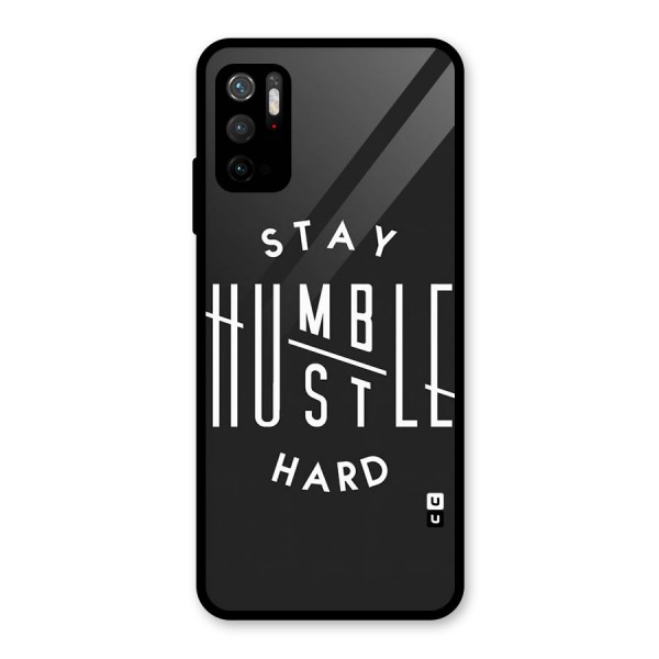 Hustle Hard Glass Back Case for Poco M3 Pro 5G