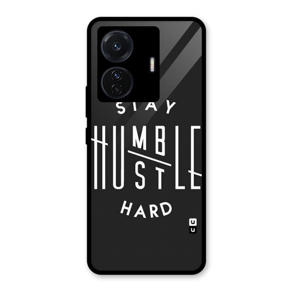 Hustle Hard Glass Back Case for Vivo T1 Pro