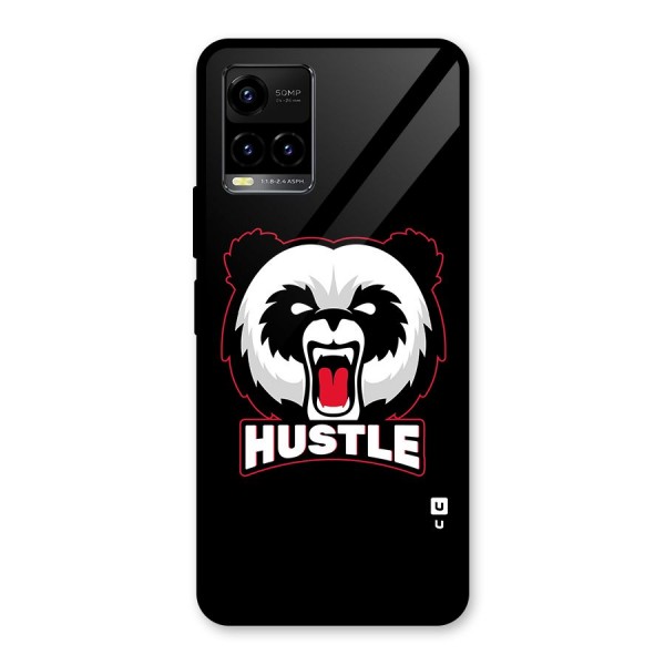 Hustle Panda Glass Back Case for Vivo Y21 2021