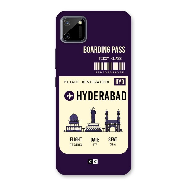 Hyderabad Boarding Pass Back Case for Realme C11