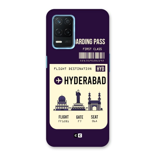 Hyderabad Boarding Pass Back Case for Realme Narzo 30 5G