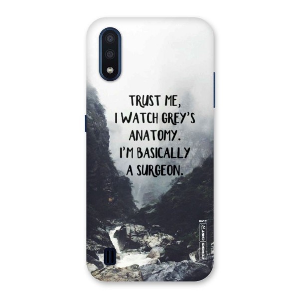 I Am A Surgeon Back Case for Galaxy M01