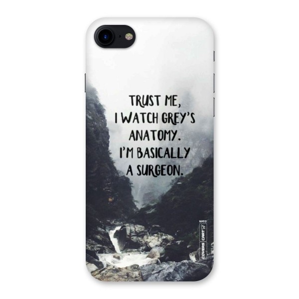 I Am A Surgeon Back Case for iPhone SE 2020