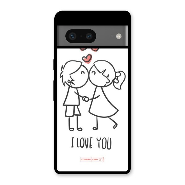 I Love You Glass Back Case for Google Pixel 7