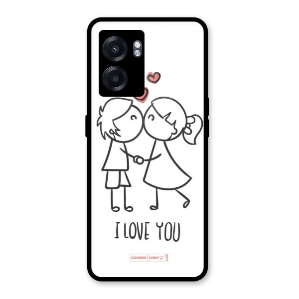 I Love You Glass Back Case for Oppo K10 (5G)