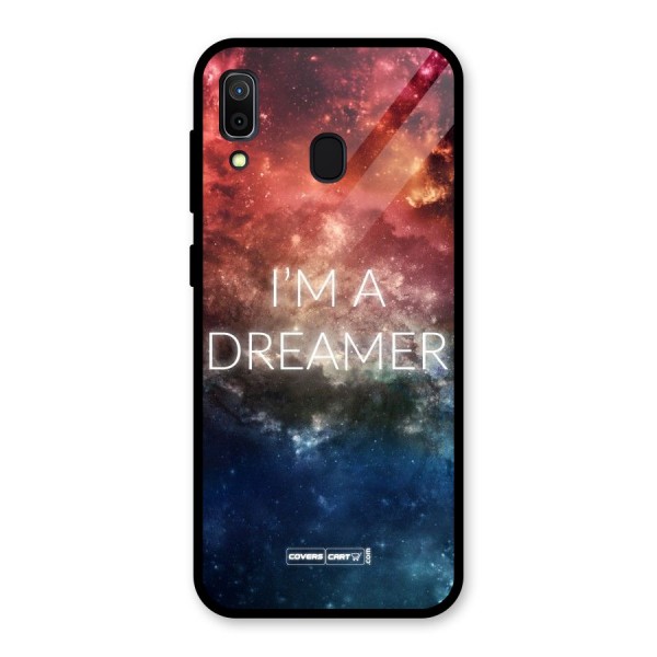 I am a Dreamer Glass Back Case for Galaxy A30