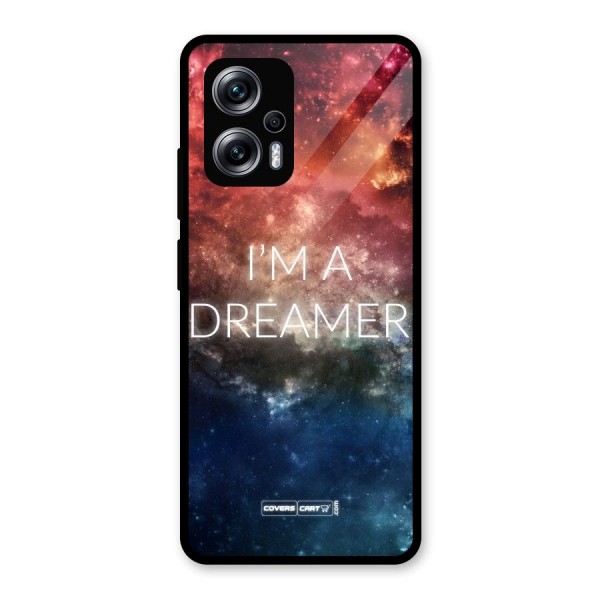 I am a Dreamer Glass Back Case for Redmi K50i