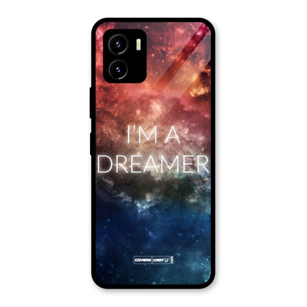 I am a Dreamer Glass Back Case for Vivo Y15s