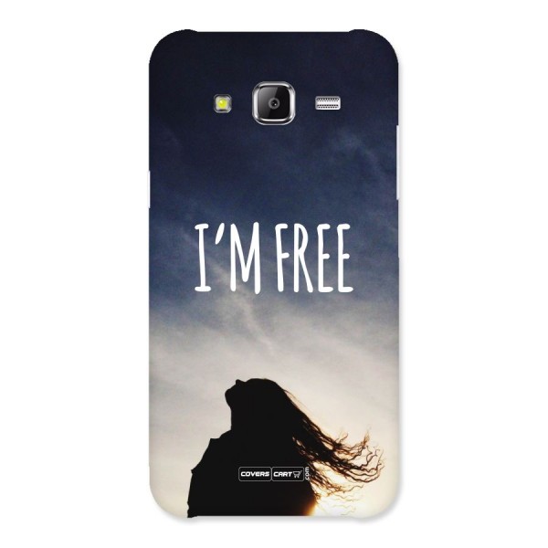 I m Free Back Case for Samsung Galaxy J5