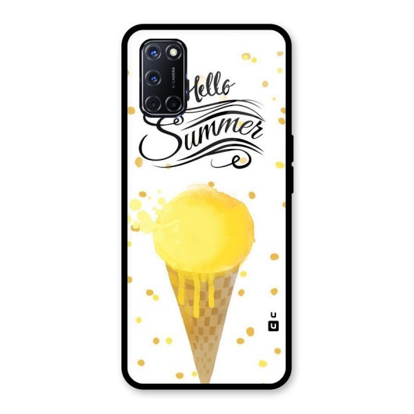 Ice Cream Summer Glass Back Case for Oppo A52