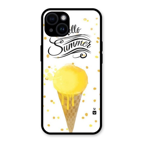 Ice Cream Summer Glass Back Case for iPhone 14