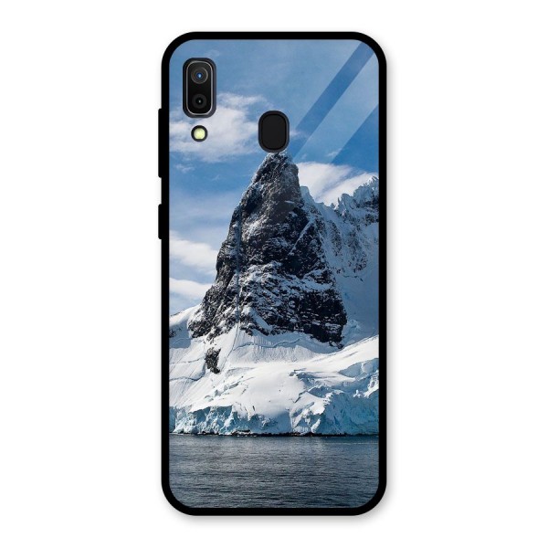 Ice Mountains Glass Back Case for Galaxy A30