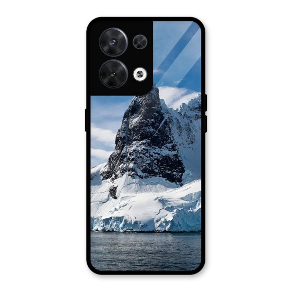 Ice Mountains Glass Back Case for Oppo Reno8 5G