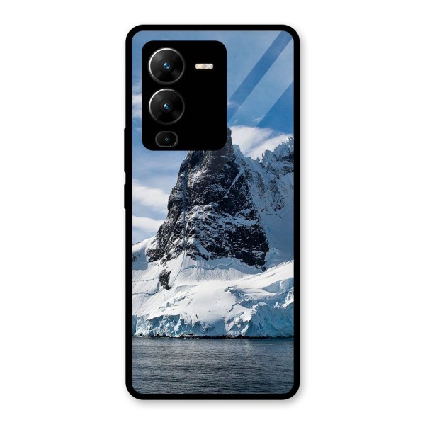 Ice Mountains Glass Back Case for Vivo V25 Pro