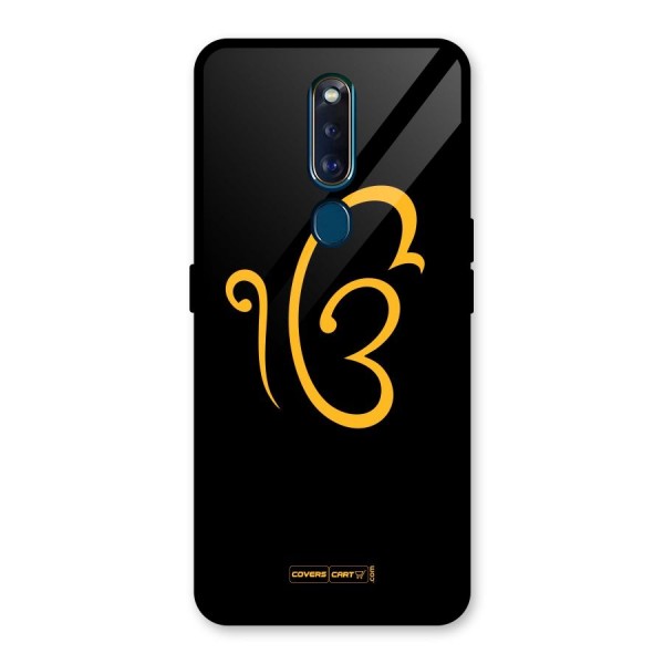 Ik Onkar Glass Back Case for Oppo F11 Pro