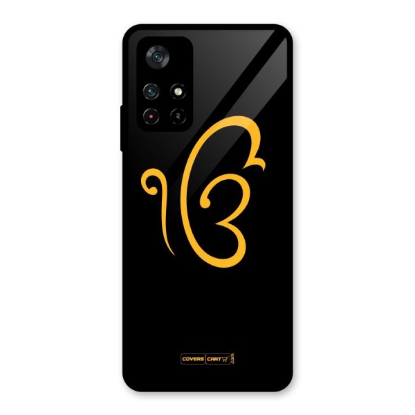 Ik Onkar Glass Back Case for Poco M4 Pro 5G