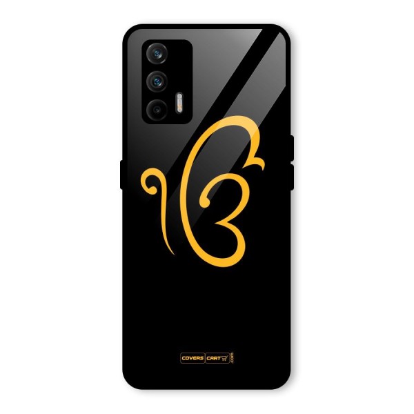 Ik Onkar Glass Back Case for Realme X7 Max