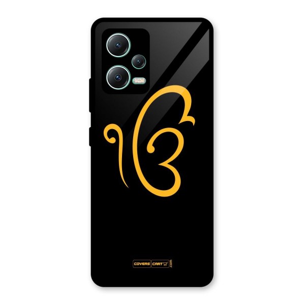 Ik Onkar Glass Back Case for Redmi Note 12 5G