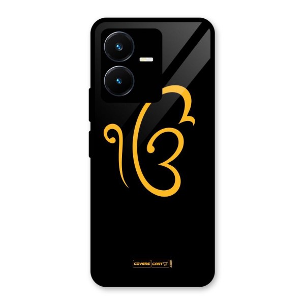 Ik Onkar Glass Back Case for Vivo Y22