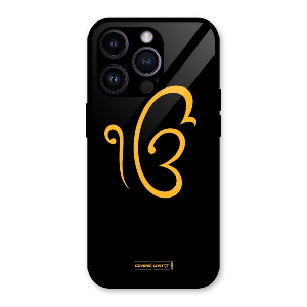 Ik Onkar Glass Back Case for iPhone 14 Pro