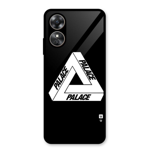 Impossible Triangle Palace Glass Back Case for Oppo A17