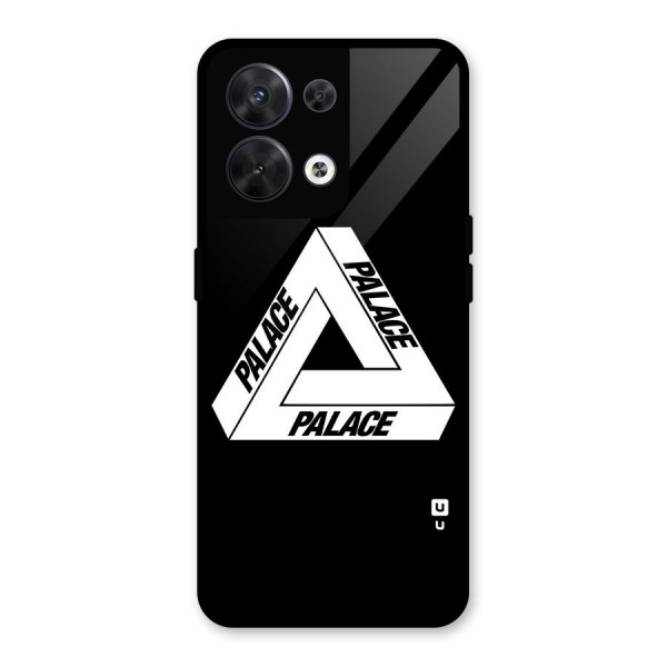 Impossible Triangle Palace Glass Back Case for Oppo Reno8 5G