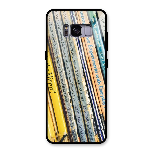 In Love with Books Glass Back Case for Galaxy S8