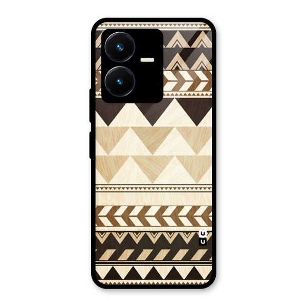 Indie Pattern Work Glass Back Case for Vivo Y22