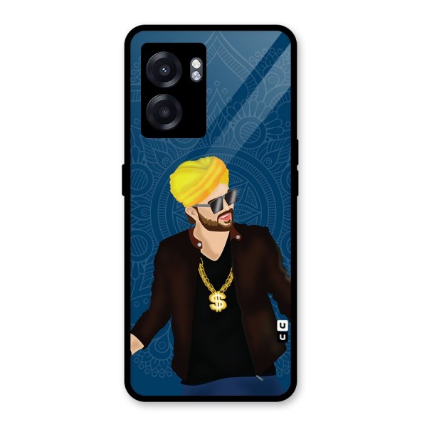 Indie Pop Illustration Glass Back Case for Oppo K10 (5G)