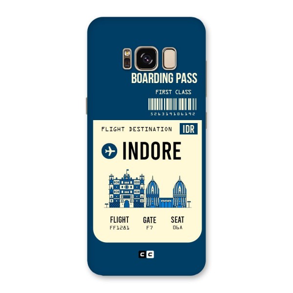 Indore Boarding Pass Back Case for Galaxy S8