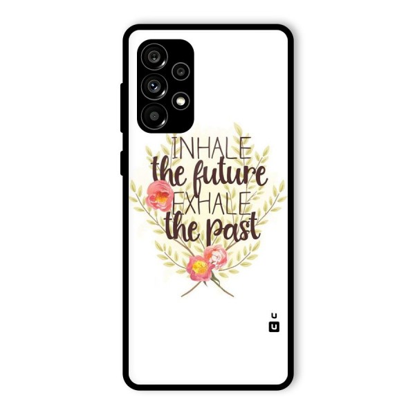 Inhale Future Glass Back Case for Galaxy A73 5G