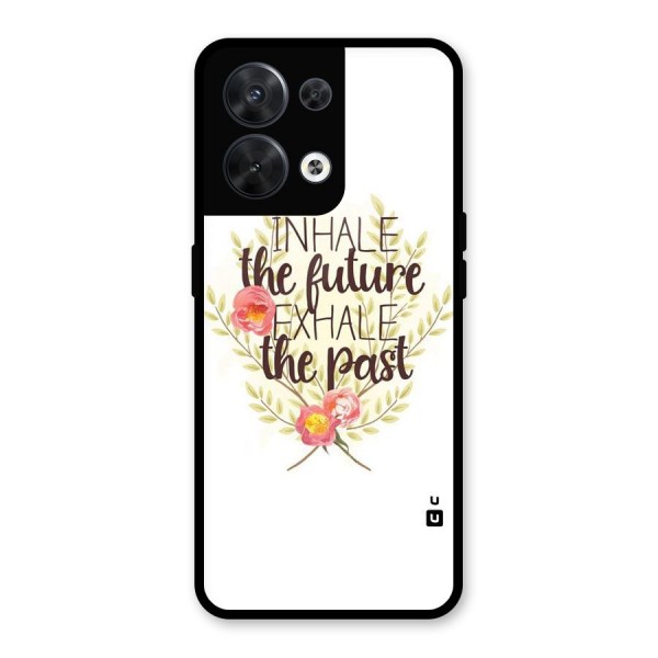 Inhale Future Glass Back Case for Oppo Reno8 5G