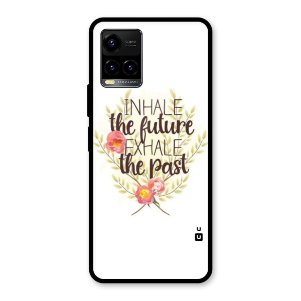 Inhale Future Glass Back Case for Vivo Y21 2021