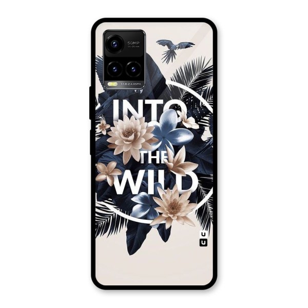 Into The Wild Blue Glass Back Case for Vivo Y21G