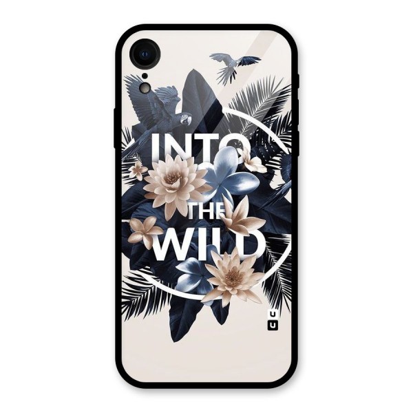 Into The Wild Blue Glass Back Case for XR