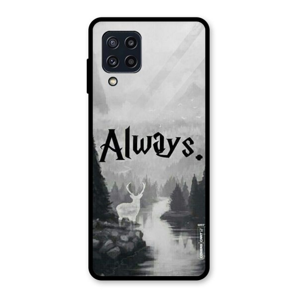 Invisible Deer Glass Back Case for Galaxy M32