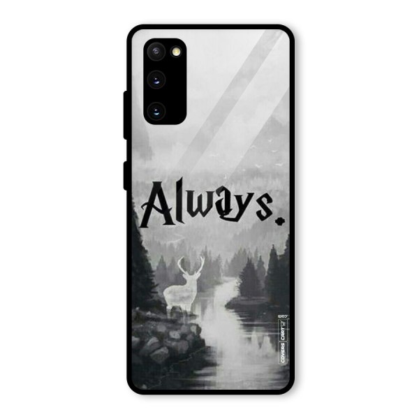 Invisible Deer Glass Back Case for Galaxy S20 FE 5G