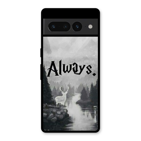 Invisible Deer Glass Back Case for Google Pixel 7 Pro