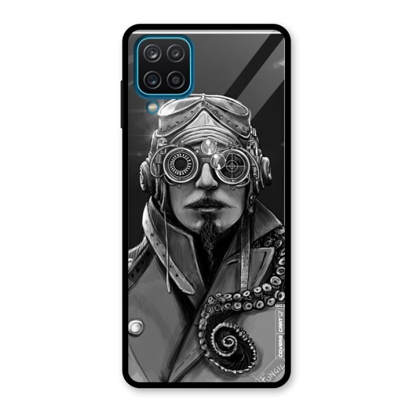 Ismaele Artwork Glass Back Case for Galaxy A12